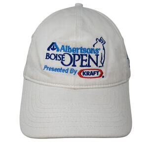 Albertsons Boise Open Presented By Kraft Slideback Baseball Cap White OS Ivory
